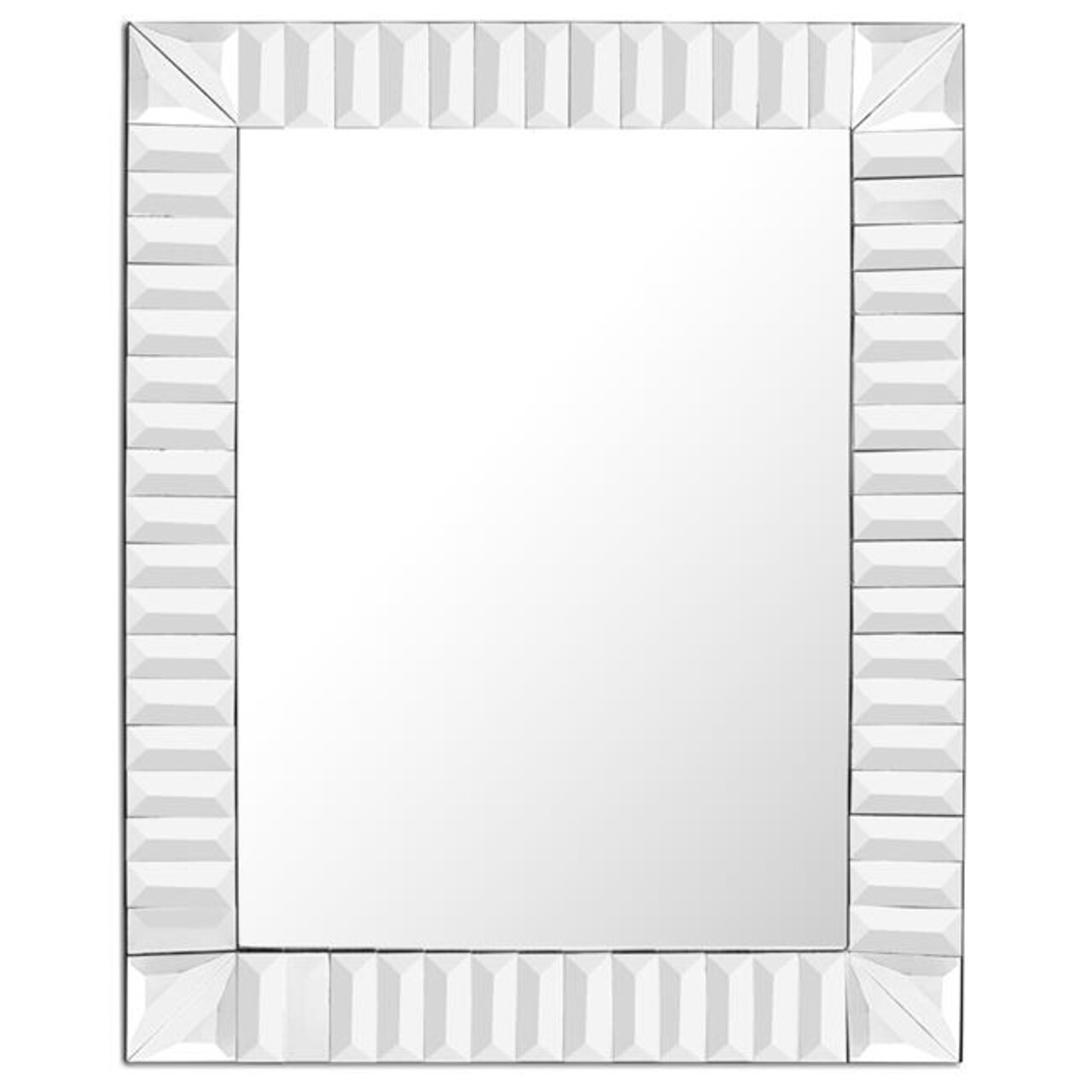 Camden Isle 86330 29.5 x 37.4 in. Waves Accent Mirror, Clear
